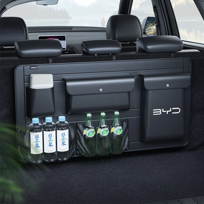 For BYD SUV S6 S7 ATTO 2 Yuan Pro/UP ATTO 3 Sealion 5/6/U/7/8  Seal Car Trunk Storage Bag Multifunctional Rear Seat Hanging Box